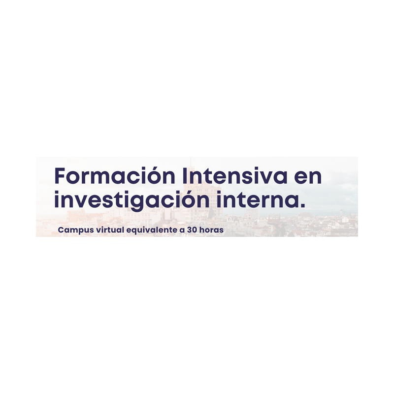 Formación intensiva Investigaciones Internas