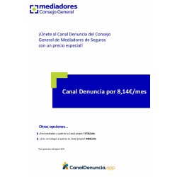Canal Denuncia para mediadores y Colegios del Consejo General de Mediadores de Seguros